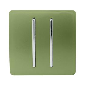 ART-2DBMG  2 Gang Doorbell Moss Green